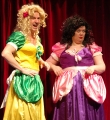 Preston Clare as Lady SaGa and Eilidh Trotter as Dame Judy Dentures