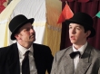 Preston Clare and Scott MaKay as Laurel and Hardy