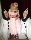 Scott Mckay and Preston Clare as Pierrots and Jennifer Neil as The Doll