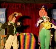 Beag Horn and Preston Clare as the March Hare and the Mad Hatter