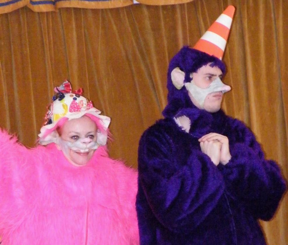 Reaghan Reilly and Brian James McKigen as ‘Lilly’ and ‘Wayne’ the Rats