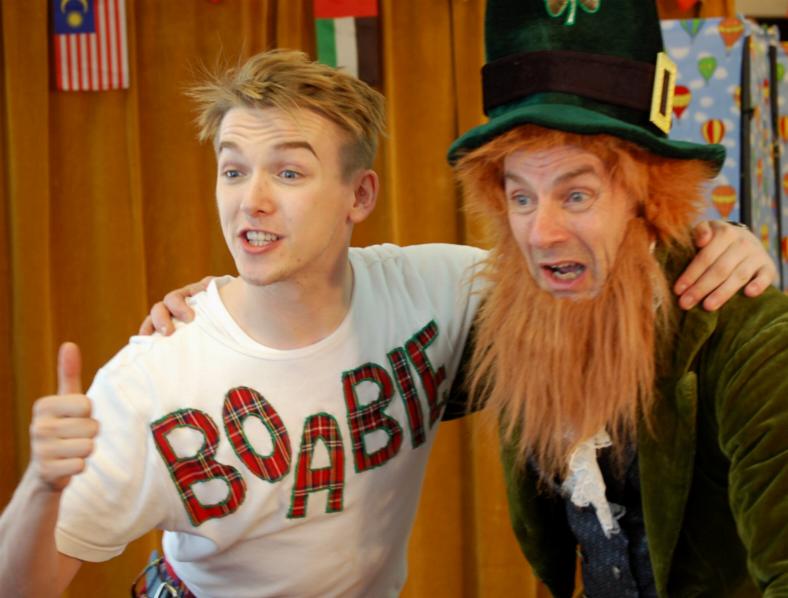 Preston Clare as Shamus and Ross McNally as Boaby