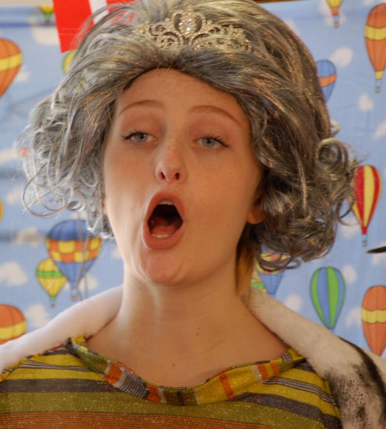 "London" with Francesca Smith as 'The Queen'
