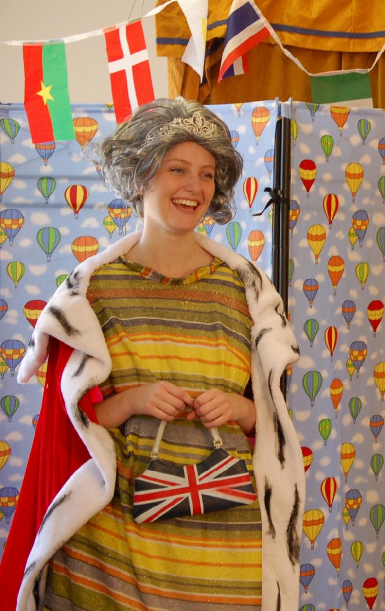 "London" with Francesca Smith as 'The Queen'