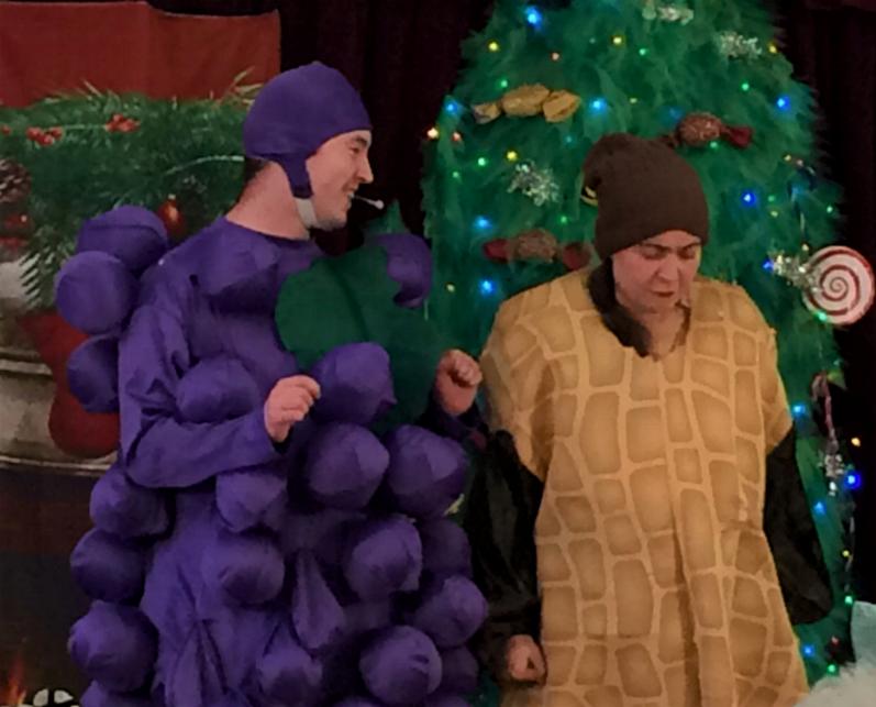 12. Mark McMinn as Fruit and Sarah J Warren as Nut