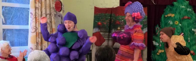 13. Mark McMinn as Fruit, Preston Clare as Sugar Plum and Sarah J Warren as Nut