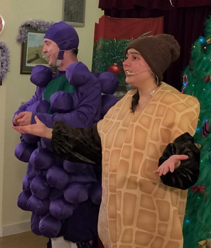 23. Mark McMinn as Fruit and Sarah J Warren as Nut