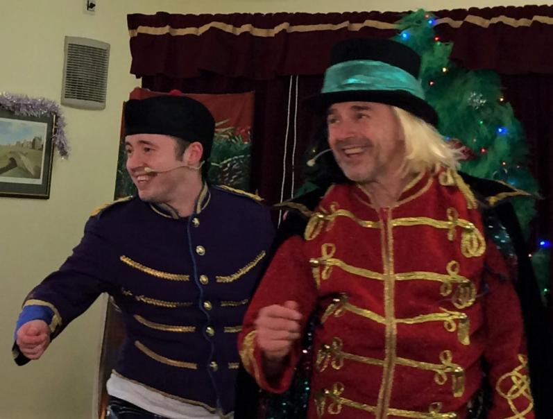 37. Mark McMinn as the Nutcracker and Preston Clare as Uncle Drosselmeyer