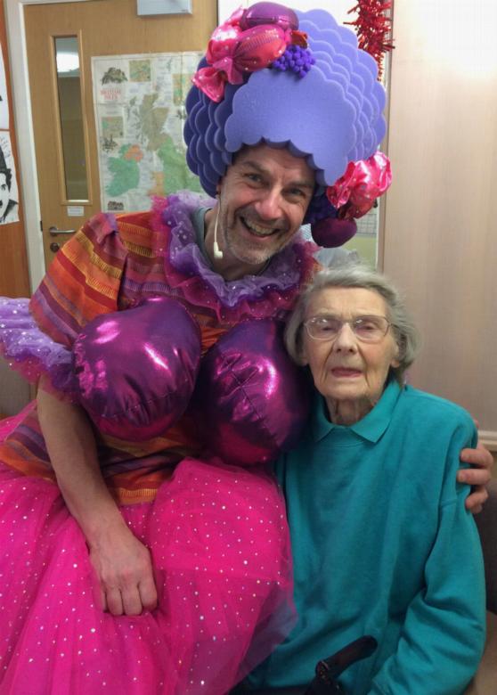 42. Preston Clare as The Sugar Plum Fairy with a member of the audience