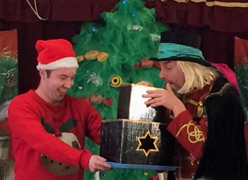 6. Mark McMinn as Fritz and Preston Clare as Uncle Drosselmeyer