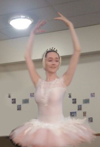 Verity Power dancing the Dying Swan